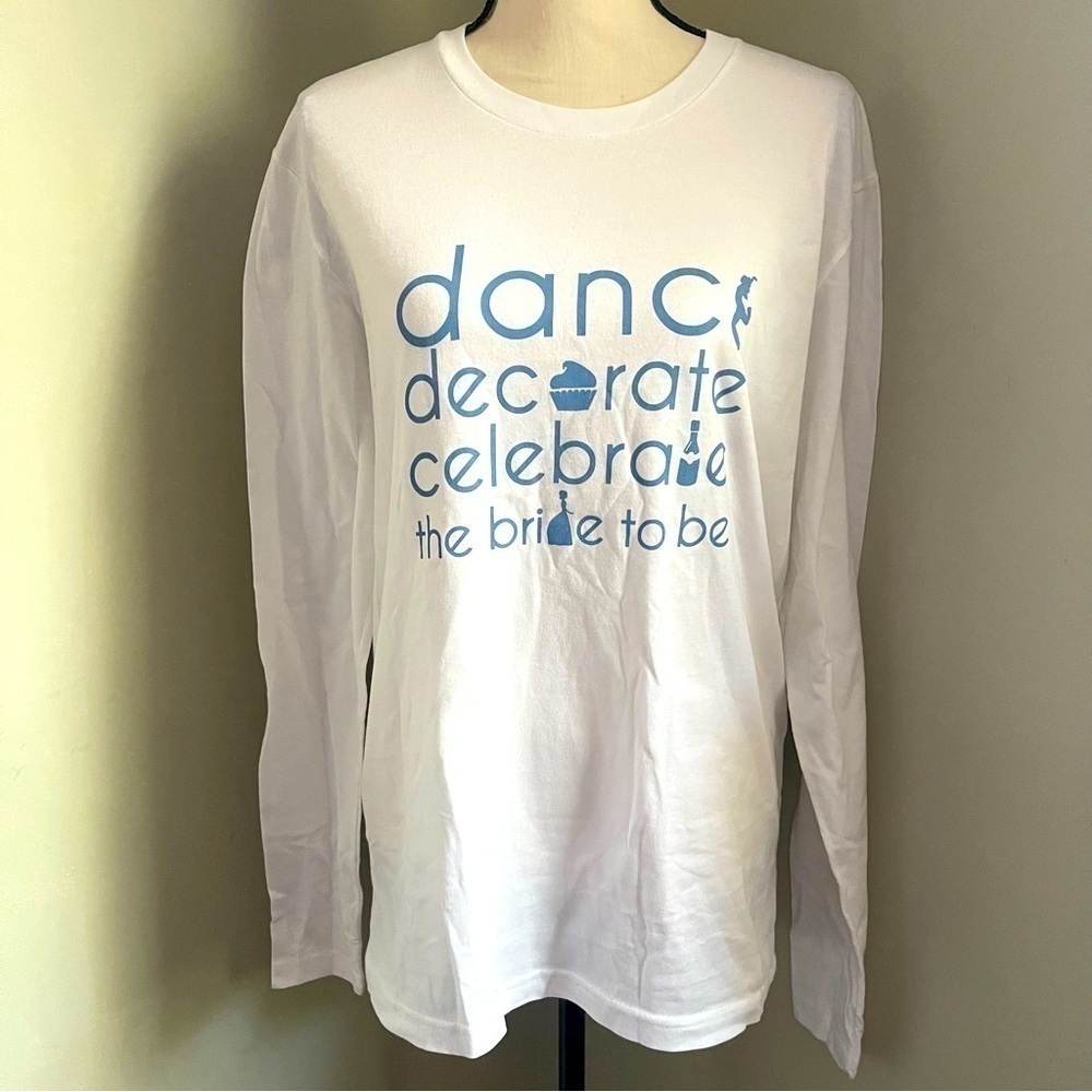 Next Level Apparel | Long-sleeve Graphic Bridal Party Tee |  Medium